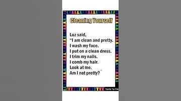 Cleaning yourself - A Reading Passage