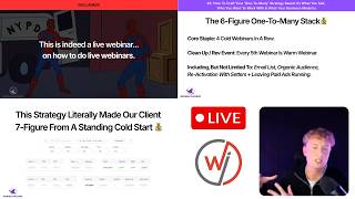 Webinar Replay: How We Make Our Clients $100k/pm With Live Webbys💰