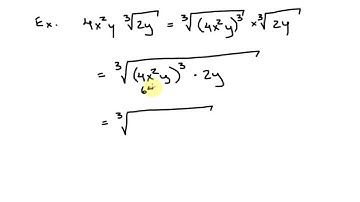Simplifying Radicals - Part 2