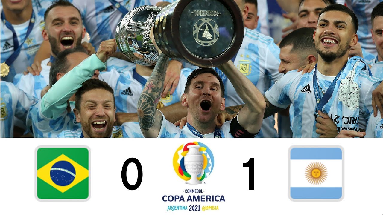 コパアメリカ21 決勝 ブラジル Vs アルゼンチン ハイライト Youtube