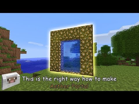 How to Make Aether Portal in Minecraft