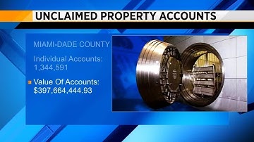 This unclaimed property could be yours