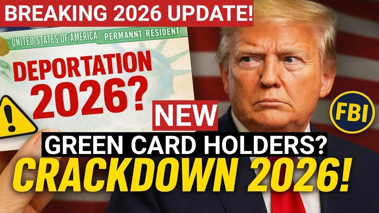 Ужесточение депортации Трампа в 2026 году: новые правила нацелены на владельцев грин-карт!