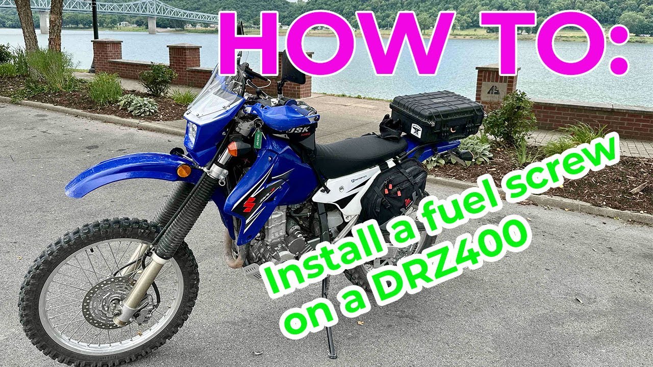 HOW TO install a fuel screw on a DRZ400. YouTube
