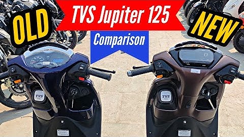 Comparison TVS Jupiter 125 vs TVS Jupiter 125 SmartXconnect in Price | Features | Colour | Mileage