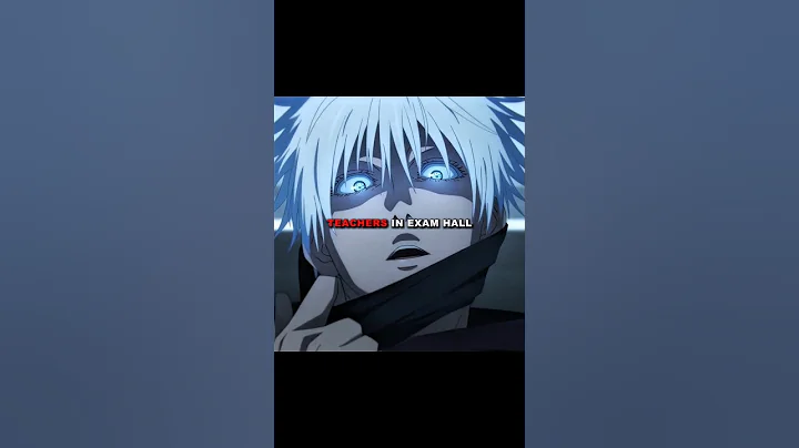 Teachers in exam hall ☠️ #anime #jujutsukaisen #gojo #sukuna #animeedit #jjk #edit