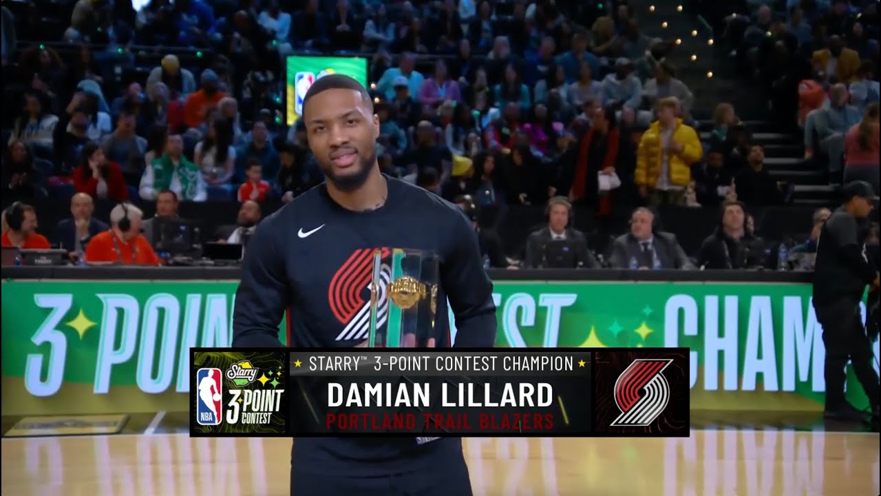 Blazers' Damian Lillard wins NBA 3-point contest at All-Star Weekend