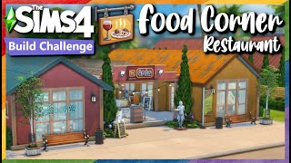 Food Court mit Asia Restaurant, Bistro, Cafè und Pizzeria🍜🍔 🏘️ Die Sims 4 - Newcrest Build Challenge