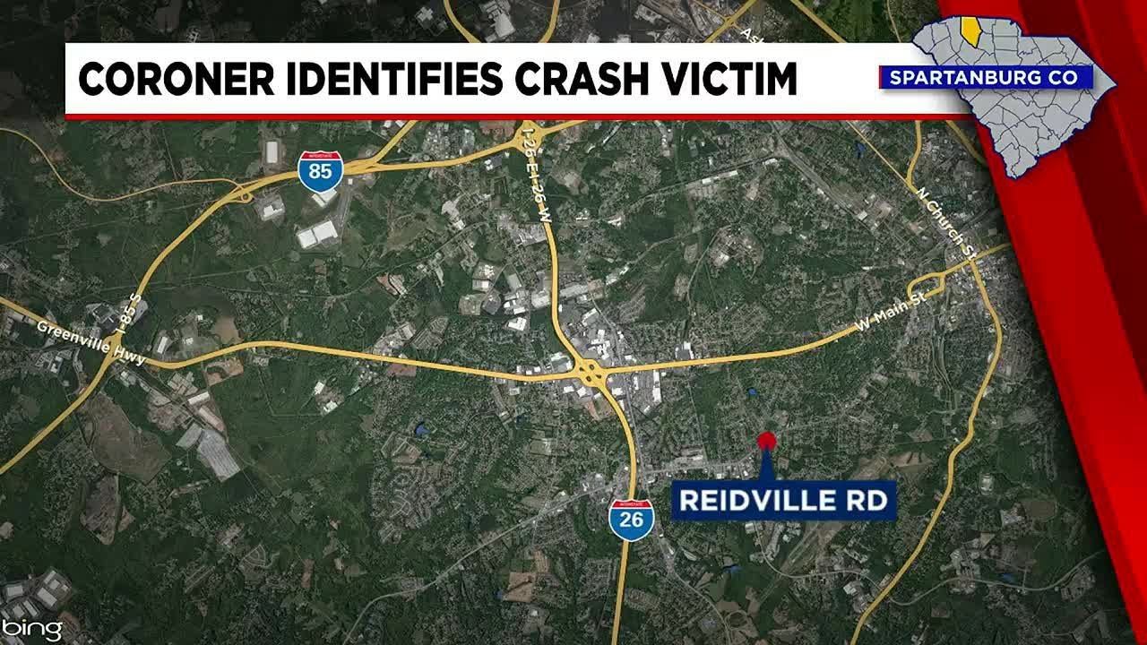 Coroner identifies victim from Spartanburg County crash - YouTube