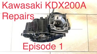 Kawasaki KDX200A engine repairs - Episode 1 by Allen Millyard 101,785 views 1 year ago 18 minutes