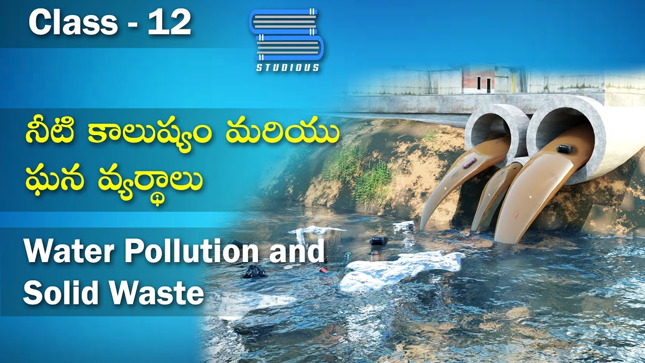 essay on water pollution in telugu