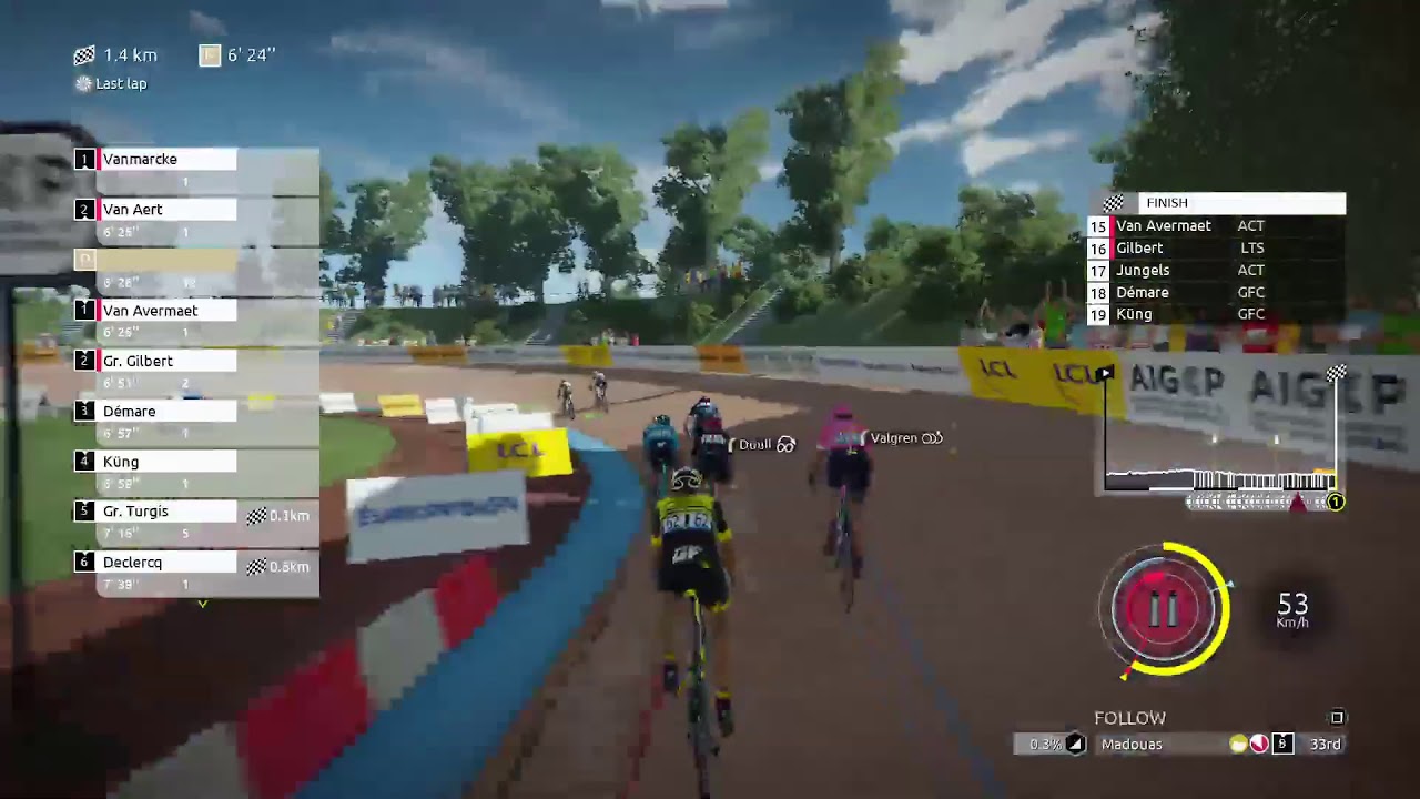 Tour de France 2021 PS4 Pro Leader #19 - YouTube