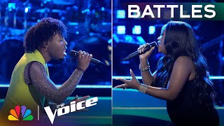 RLETTO and Val T Webb's Sensational Performance of 'Saving All My Love for You' | The Voice Battles