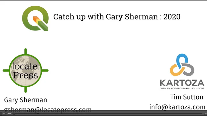 Gary Sherman QGIS Checkin 28 August 2020
