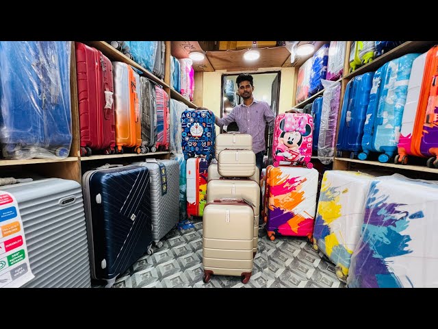 Cheapest Trolley MarketTrolley Bag in Delhibest smart luggagecheapest bag  market in delhi  YouTube