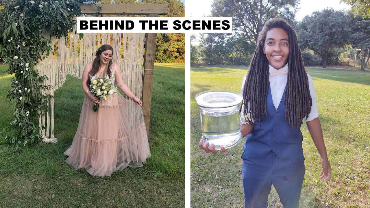 behind the scenes of...OUR WEDDING!!!