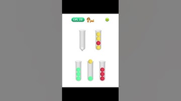 I play and collect marbles by color in the game, level 22 #shorts, #game, #gaming, #puzzle