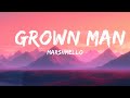 Marshmello -  Grown Man (Lyrics) ft. Polo G & Southside  |  30 Mins. Top Vibe music