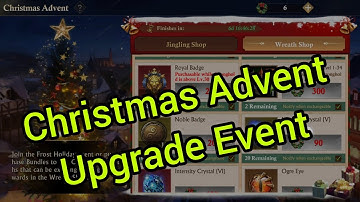 Christmas Advent Event | Upgrade Event | King of Avalon KOA | Sachin Mobile Gaming | Shop Event