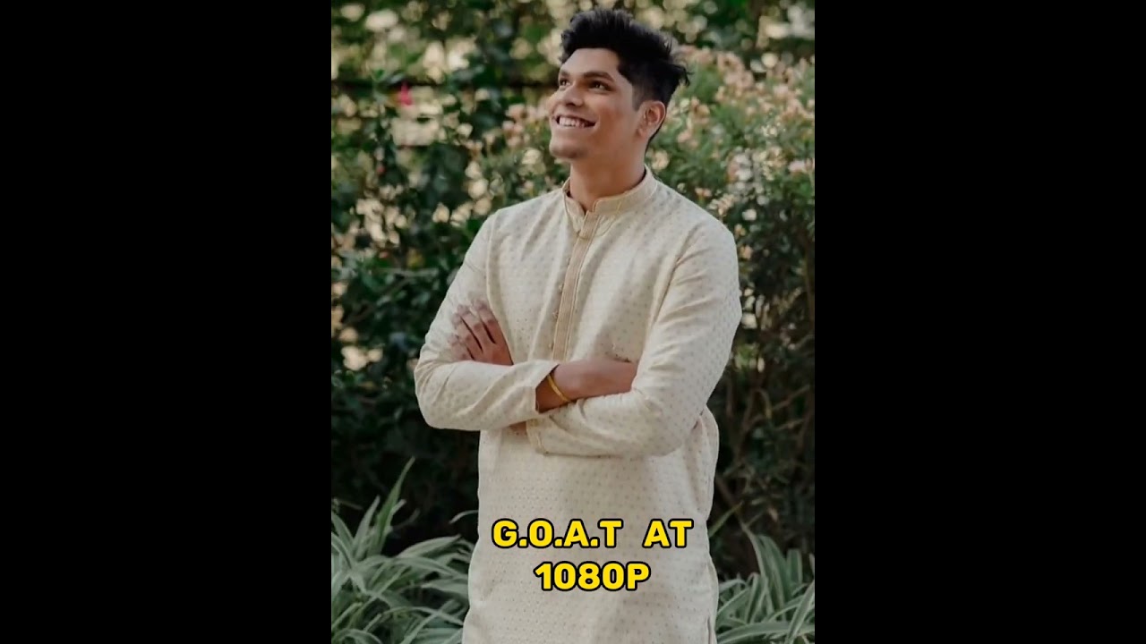 G.O.A.T At 144p VS G.O.A.T At 1080p|| #shorts #trending #viral #tevhid