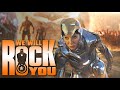 Marvel cinematic endgame  we will rock you