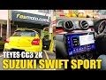 Suzuki Swift Sport Teyes CC3 2K Android Head Unit, Factory 360 Camera Retained