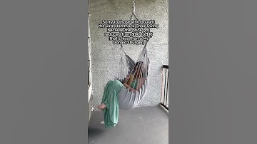 Relax in style with this easy-to-assemble hammock chair #hammockchair #swing