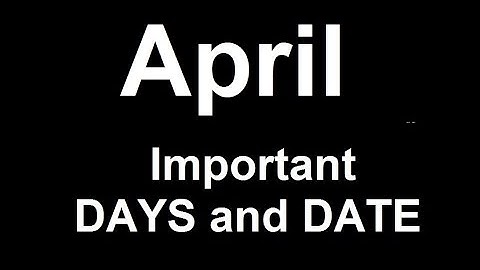 April Important Days and Dates (Remember via Short trick)