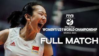 CHN🇨🇳 vs. BRA🇧🇷 - Full Match | Semi Final | Women's U21 World Championship | Lèon