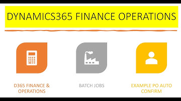 Auto Confirm PO Batch Job - Microsoft D365 Finance and Operations