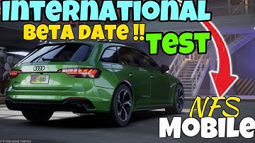 NFS Mobile New international Beta Tests Is Here 😱