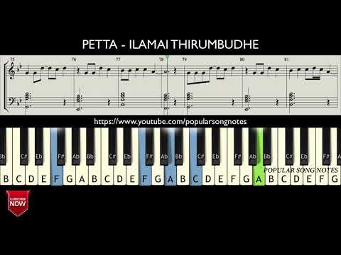 PETTA - ILAMAI THIRUMBUDHE (HOW TO PLAY) MUSIC NOTES