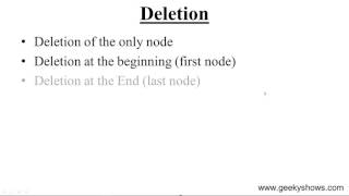 Delete Operation in Doubly Linked List (Hindi)