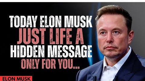 "Vandaag heeft Elon Musk een verborgen boodschap achtergelaten, speciaal voor jou 💌🚀"