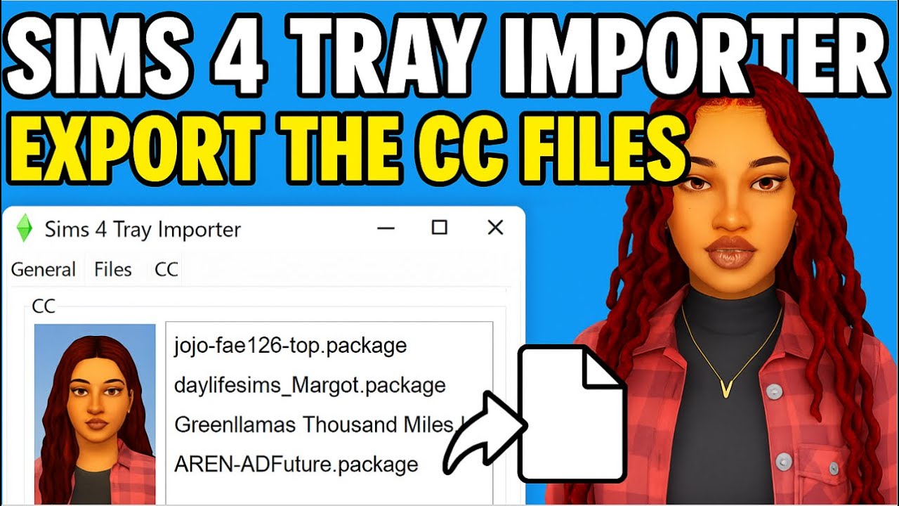 How to Export CC with Sims 4 Tray Importer (Easy Tutorial!) - YouTube