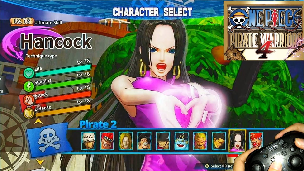 One Piece Pirate Warriors 4 Boa Hancock Ability Combo - YouTube