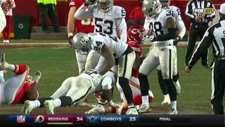 Fitness 52! Khalil Mack Stops Chiefs & Celebrates With Push-ups | Raiders vs. Chiefs | NFL screenshot 4
