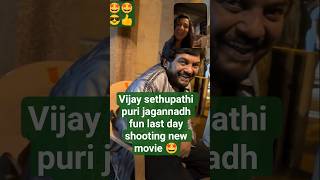 Puri Jagannath And Vijay Sethupathi Fun With Last Day Of Shooting