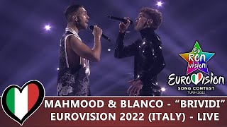 Mahmood & BLANCO - "Brividi" - Live - Eurovision Song Contest 2022 (🇮🇹Italy)