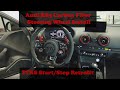 Audi RS3 Carbon Fiber Steering Wheel Installation - TTRS Start/Stop Button Retrofit