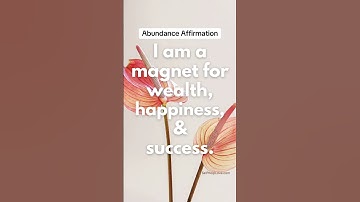 Be a Wealth Magnet! Powerful Affirmation for Wealth, Happiness & Success ✨