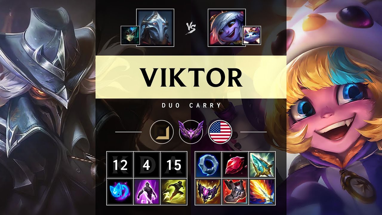 Viktor Carry vs Tristana - NA Master Patch 25.20
