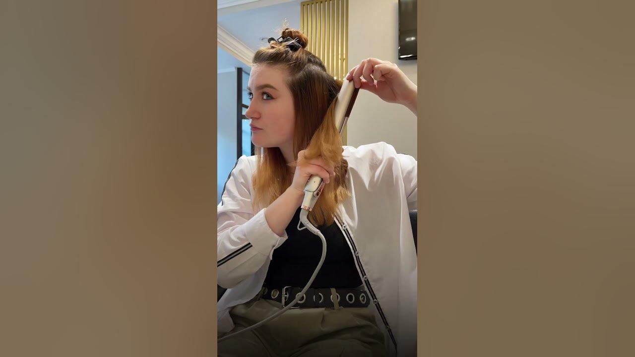 Легкая укладка волос на утюжок | как укладывать волосы на утюжок ...
