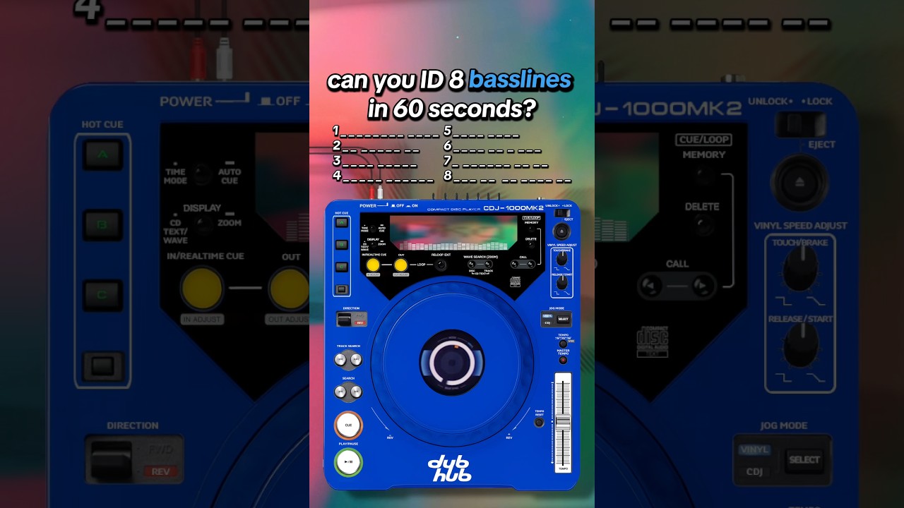 can you name 8 famous basslines in 60 seconds? #bassline #ukbass #ukbassline #dubhub