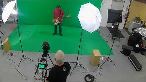 Timelapse of Green Screen Filming