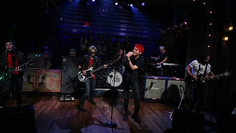 My Chemical Romance Live At Late Night With Jimmy Fallon [Full Performace]