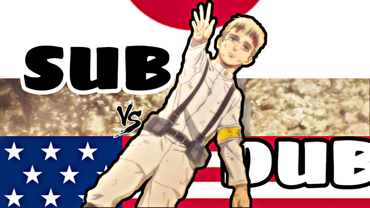 FALCO WAKES UP SUB vs DUB | Attack on Titan Season 4 Episode 1