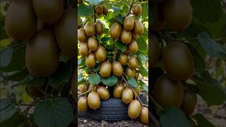 Easy and fast method how to plant and grow kiwi fruit trees #garden #fruits #nature