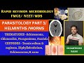 parasitology part 3 | helminths| rapidrevision | microbiology| fmge |neet | MDS | important topics