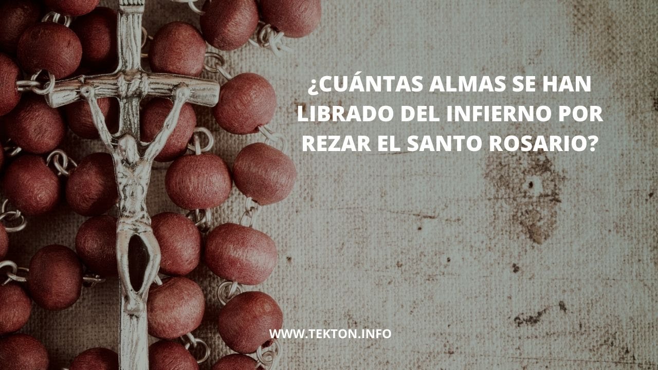 ⁣¿Cuántas almas se han librado del infierno por rezar el SANTO ROSARIO?